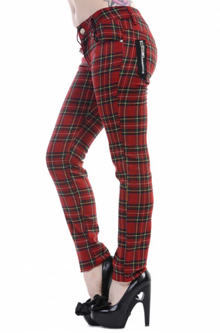 BAN405 RED TARTAN