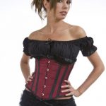 candy-underbust burgundy satin