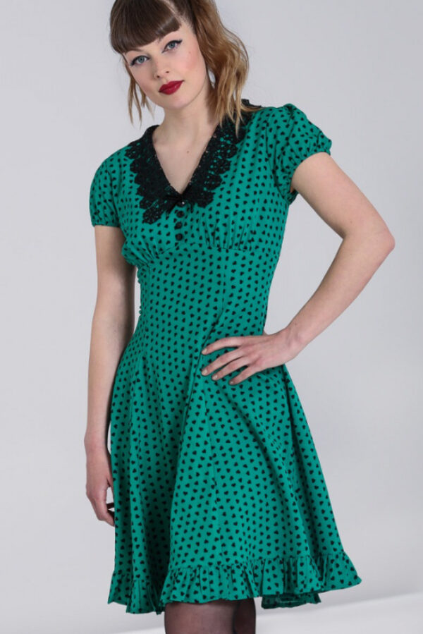 Vestido corto mini corazones