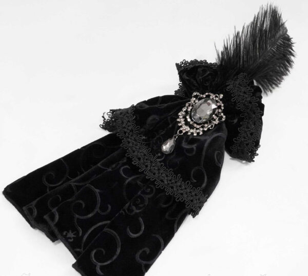 fan072black1-swan-jabot