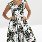 Vestido Flores alba