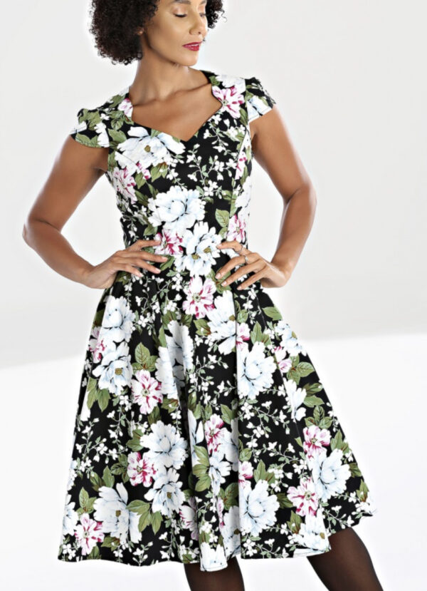 Vestido Flores alba