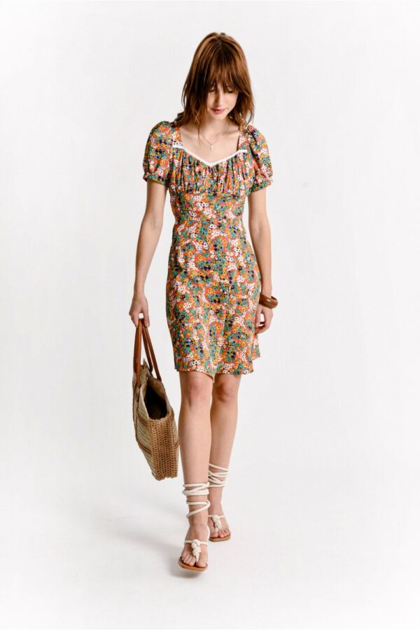 10354100907-vestido-de-manga-corta-abullonada-y-estampado-floral