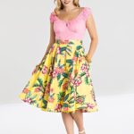 hlb50030-kalani-50s-skirt-yellow-02
