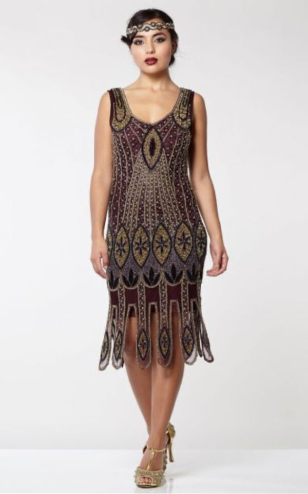 Vestido sin Mangas Perlas