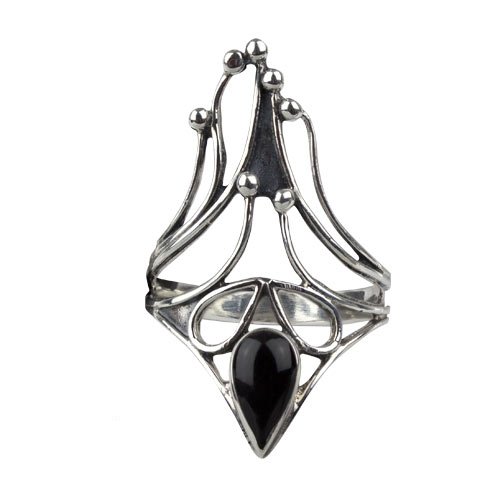 echuñaR010-53-etNox-Silberring-Black-Nail-mit-Onyx-1