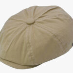 Gorra newsboy beige