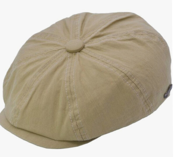 Gorra newsboy beige
