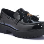 mocasin pompon charol