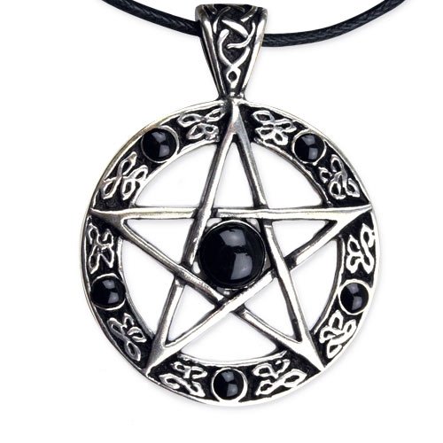 BK062B-etNox-Anhaenger-Black-Pentagramm-Bronze-versilbert-1