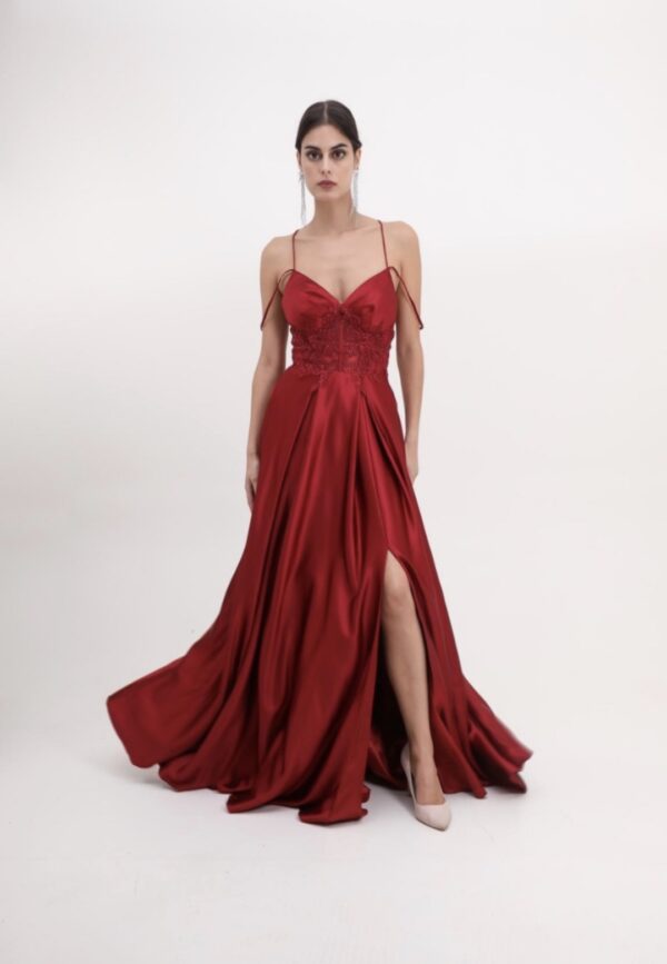 Vestido granate
