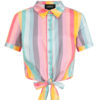 blusa rayas multicolores