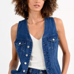 chaleco denim