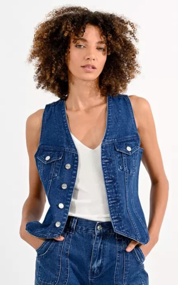 chaleco denim