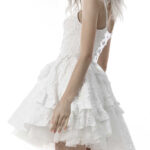 vestido blanco corto