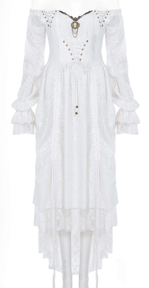 vestido largo blanco