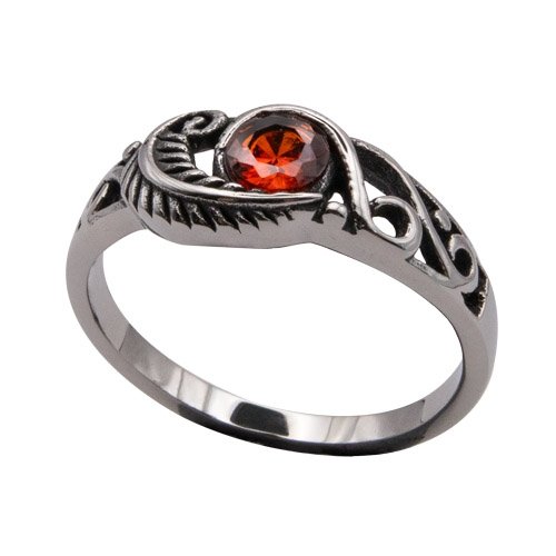echSR1201-53-etNox-Ring-Leave-Red-Edelstahl-mit-Zirkonia-2
