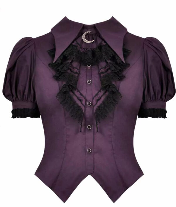 blusa violeta