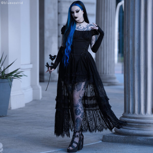 fandw950..gothic-realm-high-low-open-shoulders-black-lace-dress-dw950
