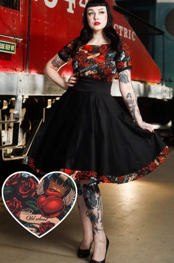 vestido gunsrose