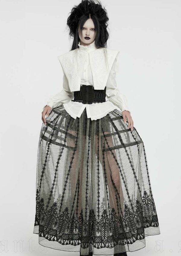 771....gothic-dreamland-black-gold-sheer-skirt-wq-771bqfbk-gd