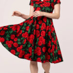 vestido rosas