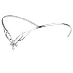 BK112-etNox-Tiara-Stirnreif-schlicht-Bronze-versilbert-2